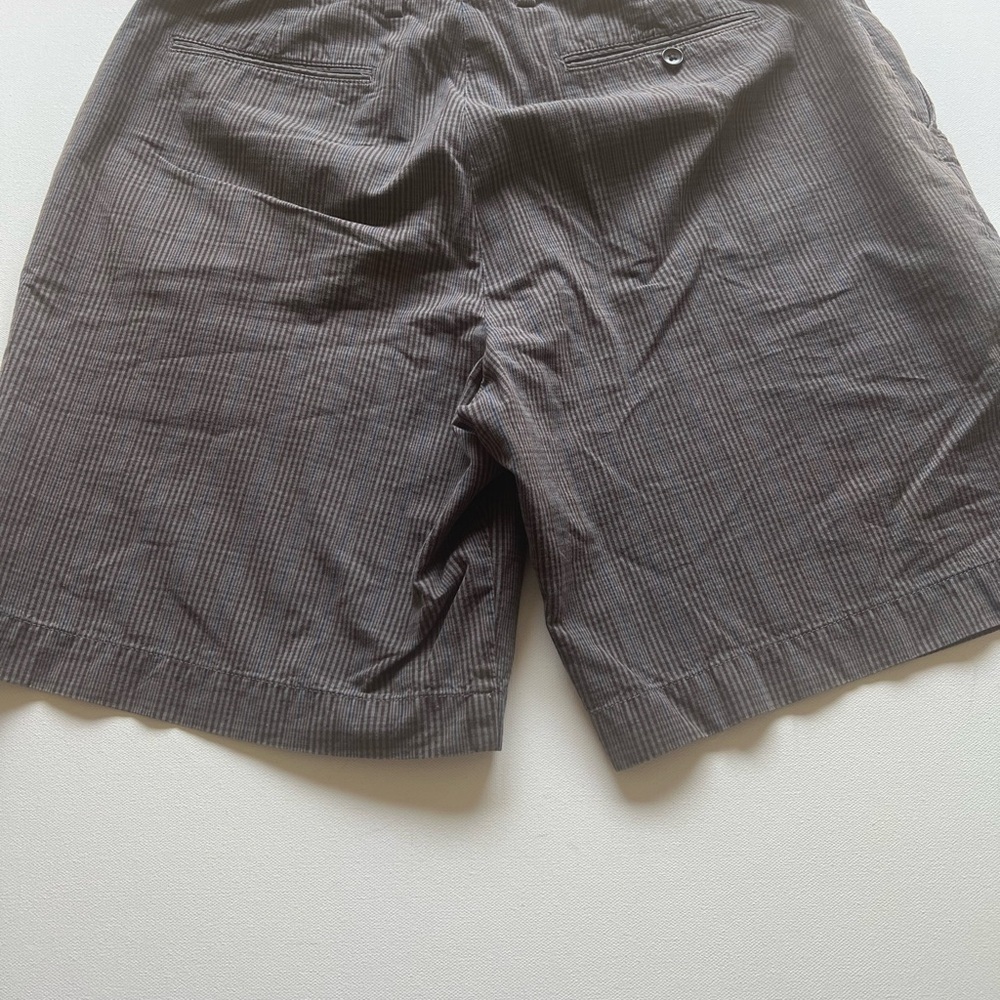 EUC Banana Republic Shorts Mens 36x9" Inseam Brown/Blue‎ Plaid  (B5) - Picture 6 of 6
